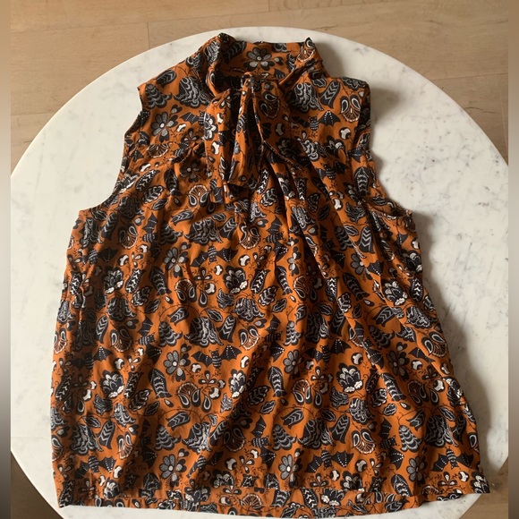 Marc by Marc Jacobs Sleeveless silk top - Picture 1 of 7